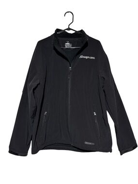 Snap On Zorrel Soft Shell Jacket Men Size XL Black Work Fall Winter Mechanic